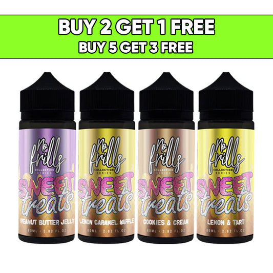 No Frills Sweet Treats 80ml 0mg (80VG/20PG)