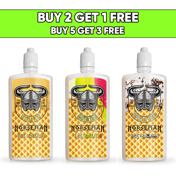 Norsemen 100ml Flask Ice-creams 0mg (70VG/30PG)