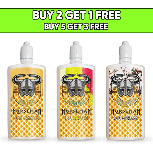 Norsemen 100ml Flask Ice-creams 0mg (70VG/30PG)