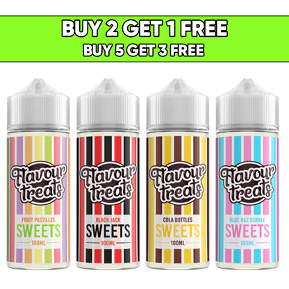 Ohm Boy Flavour Treats Sweets 100ml 0mg (70VG/30PG)