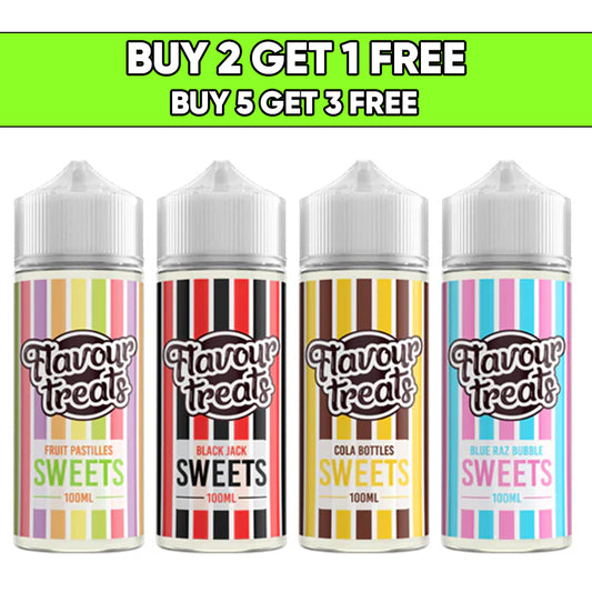 Ohm Boy Flavour Treats Sweets 100ml 0mg (70VG/30PG)