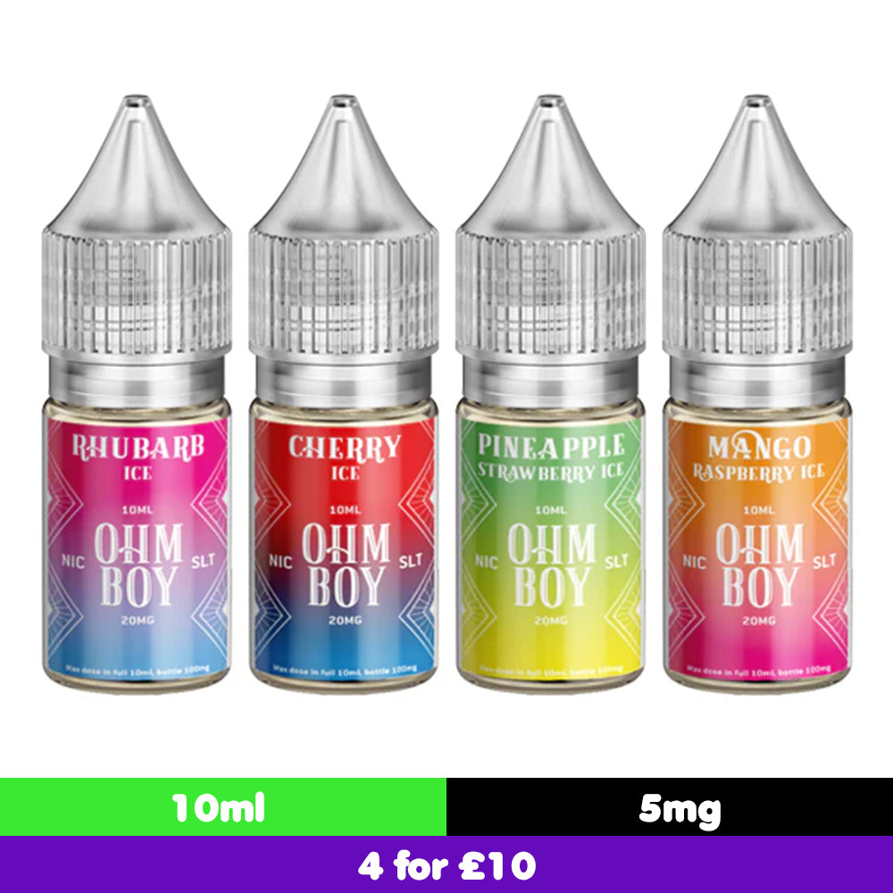 Ohm Boy SLT 10ml 5mg Nic Salt (50VG/50PG)