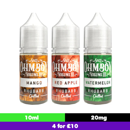 Ohm Boy Volume III 10ml 20mg Nic Salt (50VG/50PG)