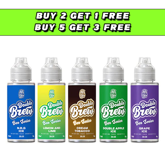 Ohm Brew Bar Series Double Brew 0mg 100ml Shortfill (50VG/50PG)