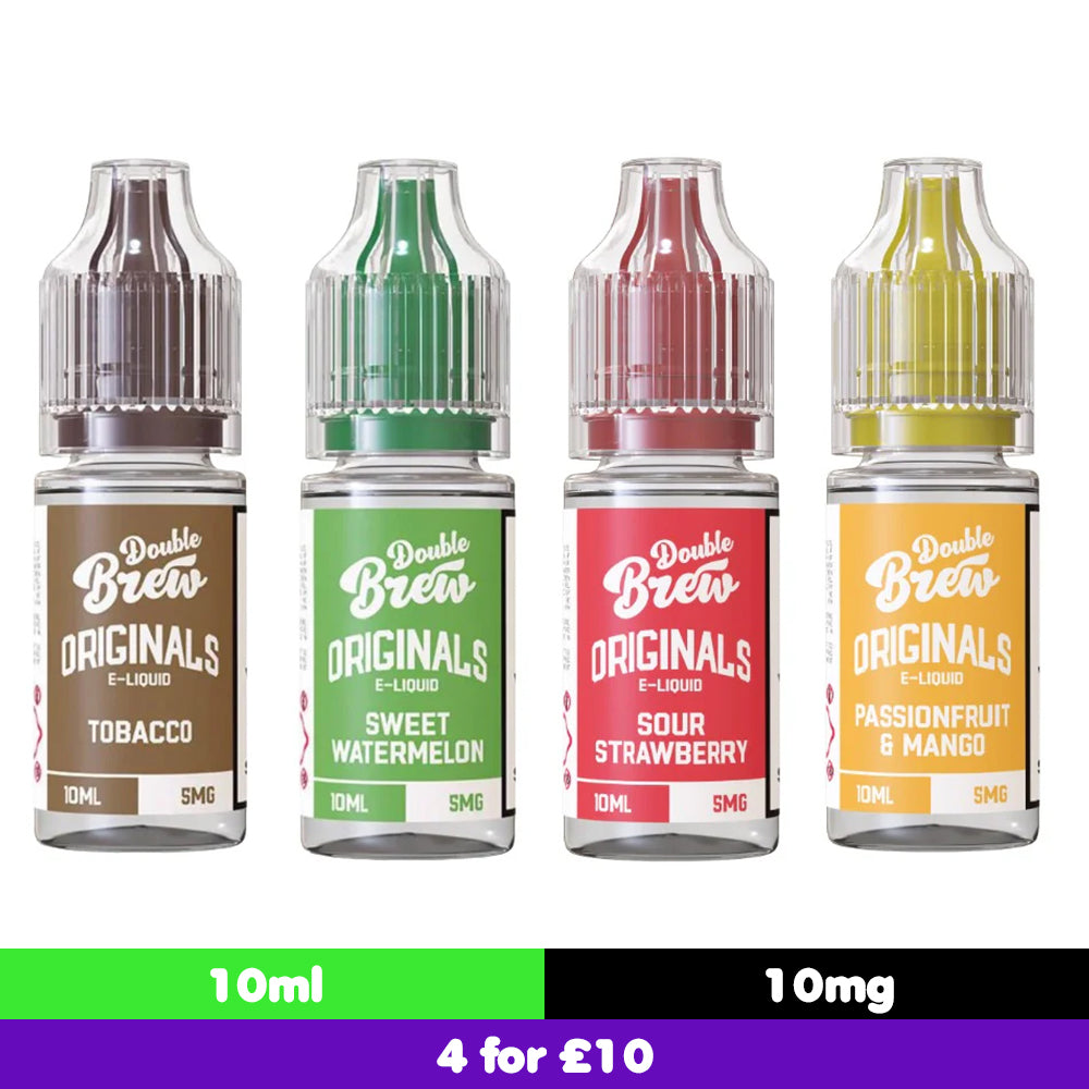 Ohm Brew Double Brew Originals 10mg Nic Salt E-Liquid