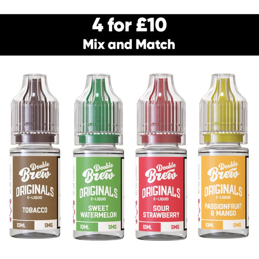 Ohm Brew Double Brew Originals Nic Salt E-Liquid 5mg 10mg 20mg