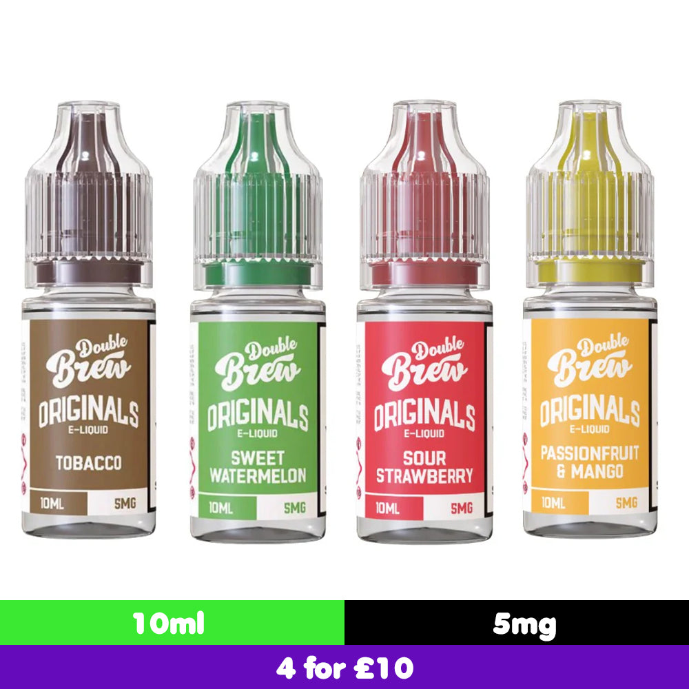 Ohm Brew Double Brew Originals 5mg Nic Salt E-Liquid