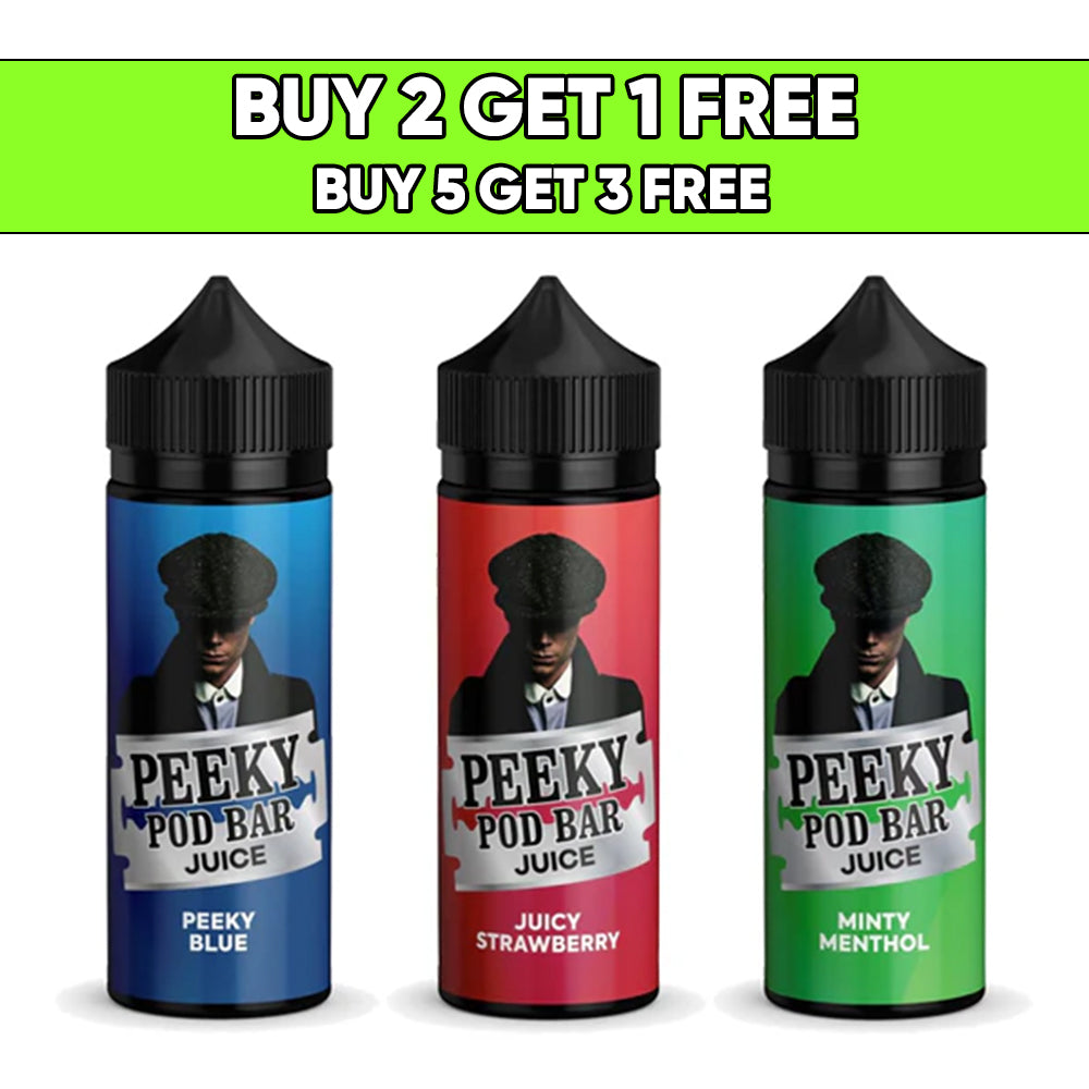 Peeky Blenders Pod Bar Juice 100ml 0mg (50VG/50PG)