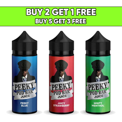 Peeky Blenders Pod Bar Juice 100ml 0mg (50VG/50PG)