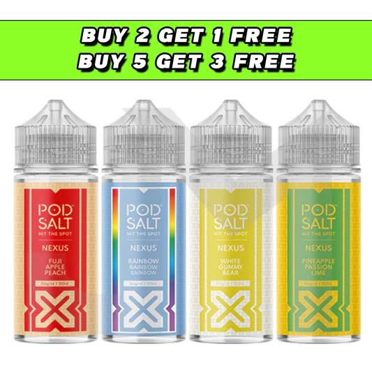 Pod Salt Nexus 100ml Shortfill 0mg (70VG/30PG)