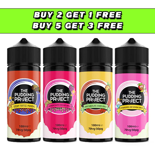 Pudding Project E-liquid 0mg Shortfill 100ml (70VG/30PG)