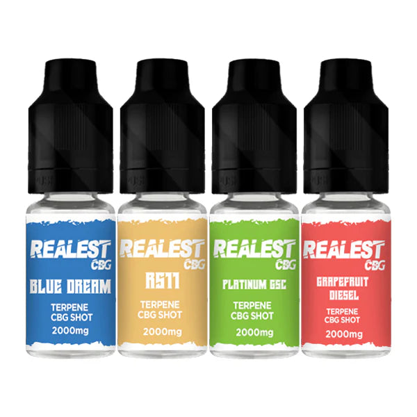 Realest CBD 2000mg Terpene Infused CBG Booster Shot 10ml 