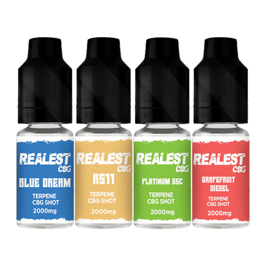 Realest CBD 2000mg Terpene Infused CBG Booster Shot 10ml 