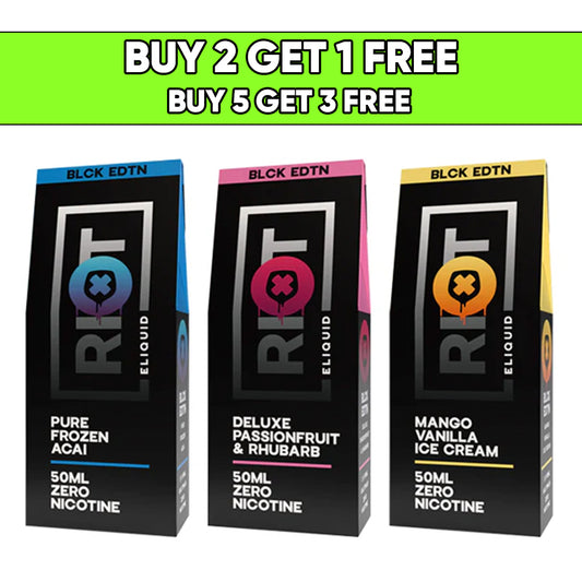 Riot Squad Black Edition V2 2x 50ml 0mg (70VG/30PG)