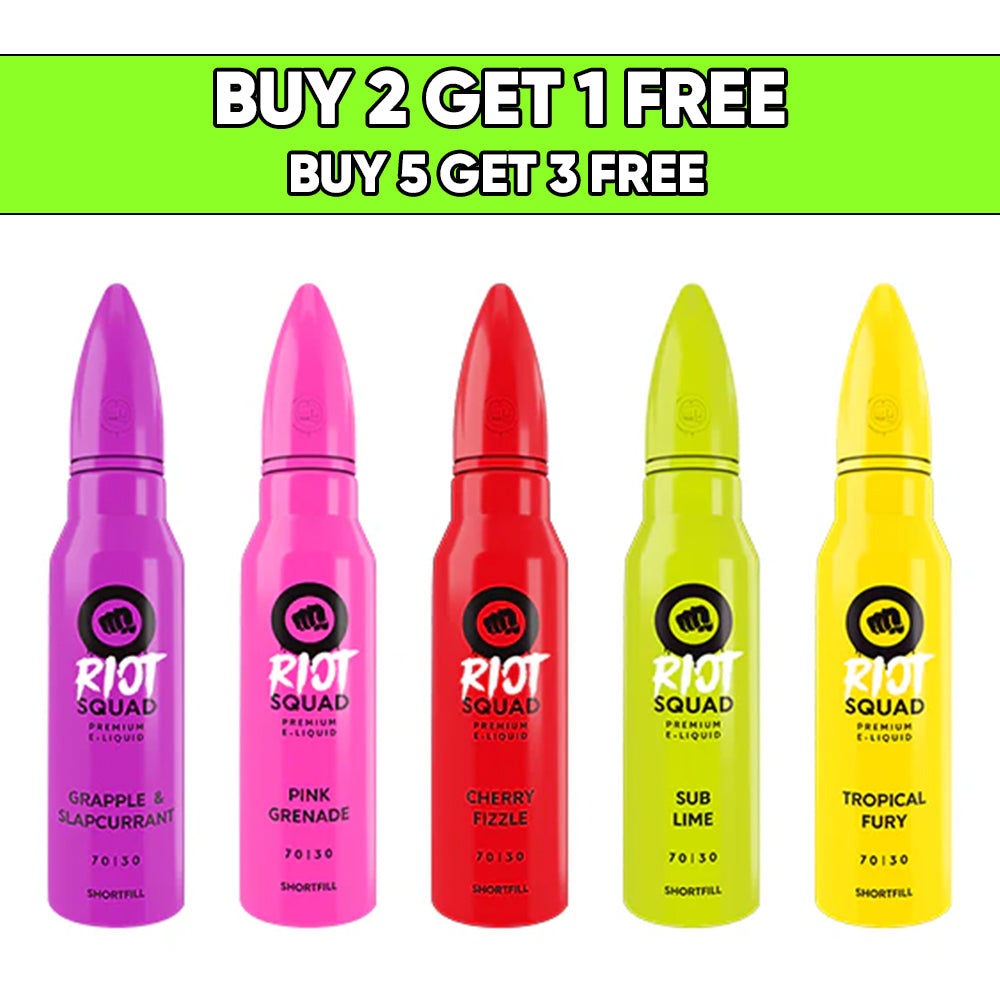 Riot Squad Original 0mg shortfill 50ml (70VG/30PG)