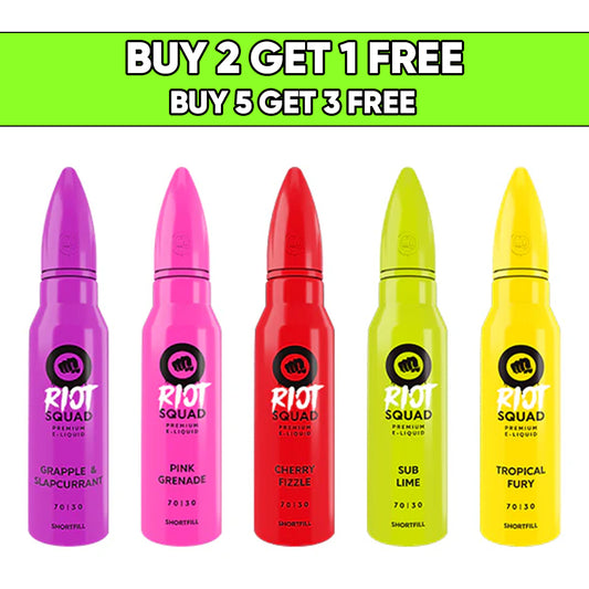 Riot Squad Original 0mg shortfill 50ml (70VG/30PG)