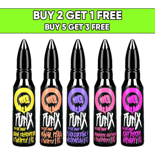 Riot Squad Punx 50ml 0mg E Liquid (70VG/30PG)