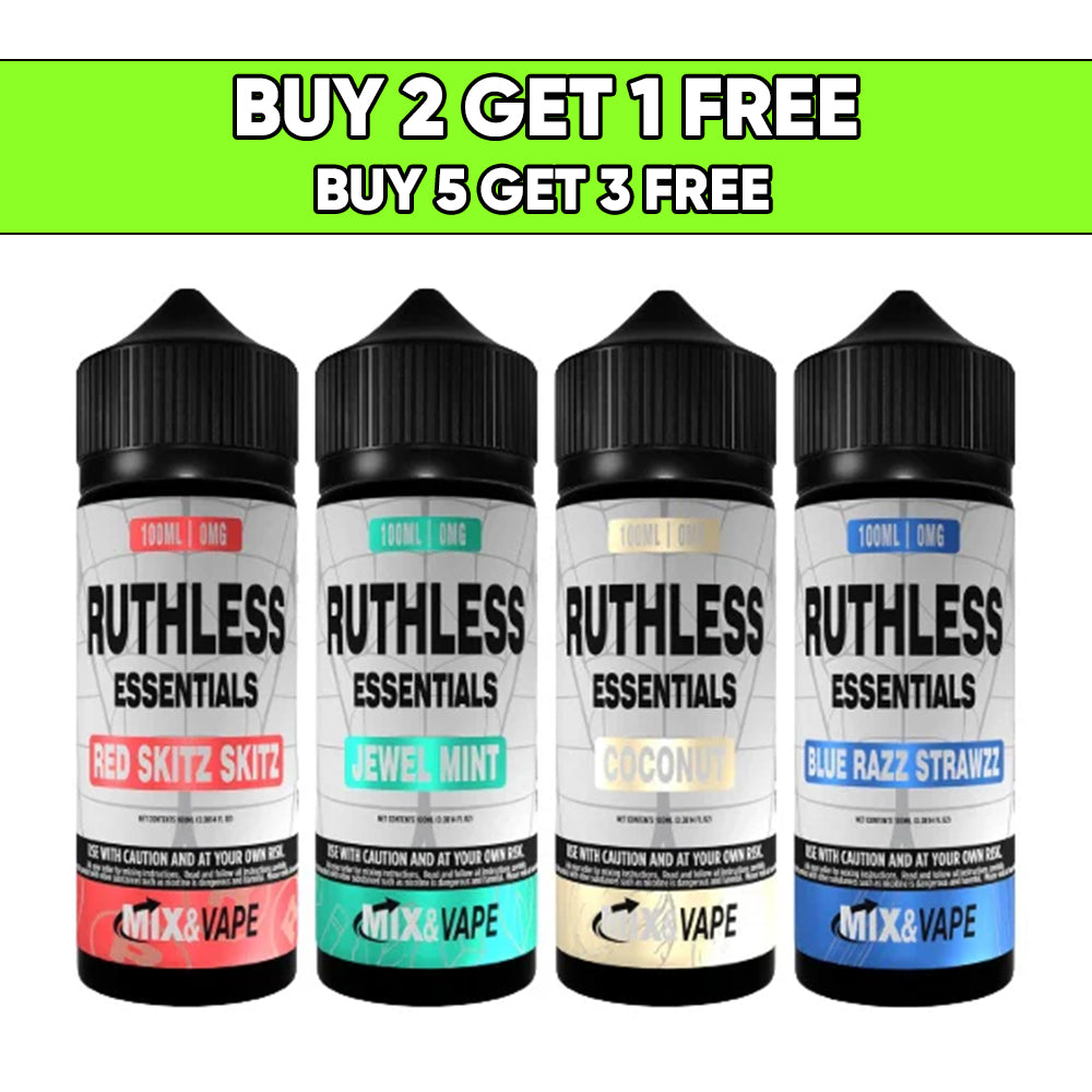 Ruthless Essentials 100ml 0mg Shortfill (60VG/40PG)