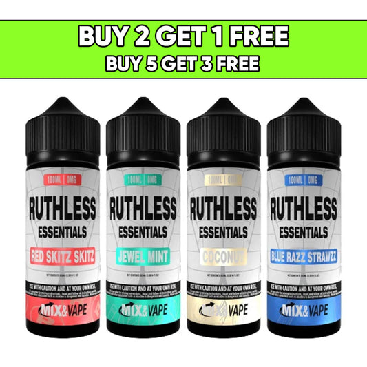 Ruthless Essentials 100ml 0mg Shortfill (60VG/40PG)