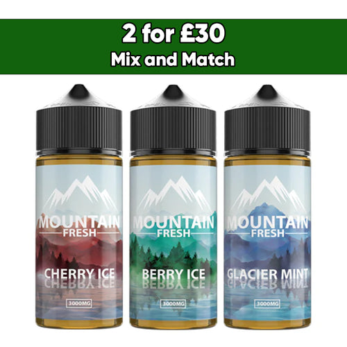Mountain Fresh 3000mg CBD E-liquid 120ml (50VG/50PG)