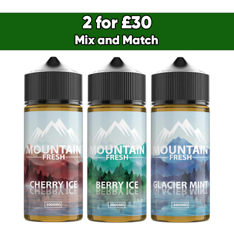 Mountain Fresh 3000mg CBD E-liquid 120ml (50VG/50PG)