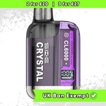 Ske Crystal 6000 Puffs Prefilled Pod Kit – Blueberry Raspberries
