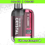 SKE Crystal 6000 Puffs Prefilled Pod Kit – Cherry Ice