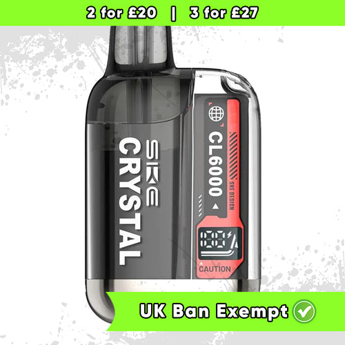 SKE Crystal 6000 Puffs Prefilled Pod Kit – Fizzy Cherry