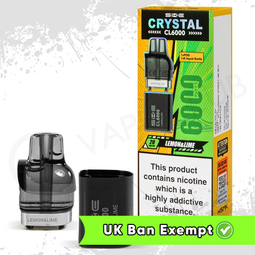 Lemon & Lime - Prefilled Pods SKE CL6000