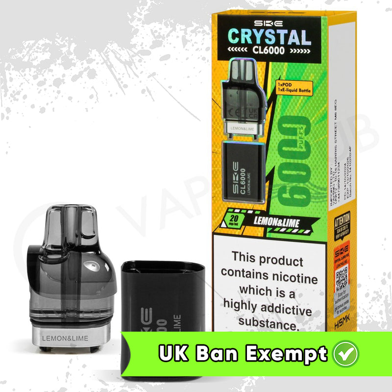Lemon & Lime - Prefilled Pods SKE CL6000