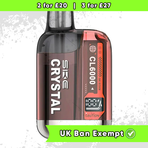 SKE Crystal 6000 Puffs Prefilled Pod Kit – Strawberry Burst