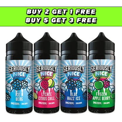 Doozy Vape Seriously Nice 100ml Shortfill 0mg (70VG/30PG)