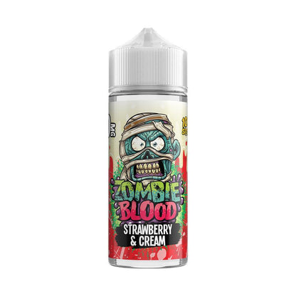Zombie Blood Strawberry and Cream 100ml 50/50 E Liquid