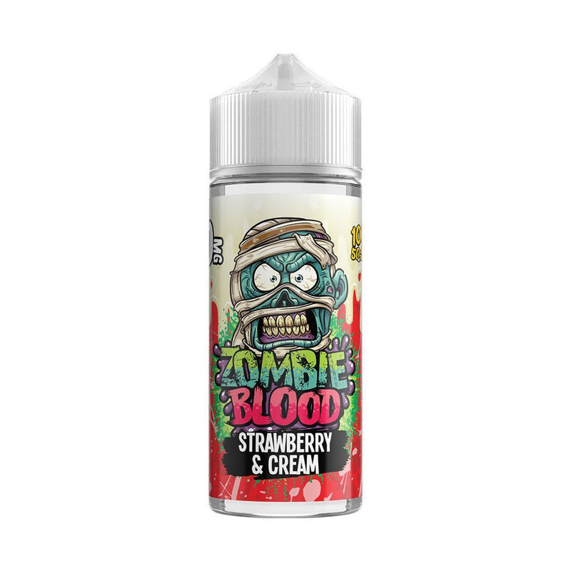 Zombie Blood Strawberry and Cream 100ml 50/50 E Liquid