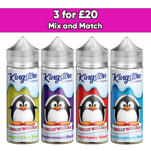 Kingston Chilly Willies 120ml Shortfill 0mg (70VG/30PG)
