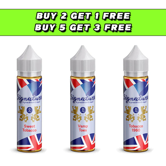 Signature Vapours 50ml E-liquid 0mg