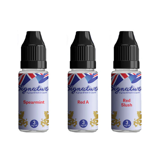 Signature Vapours 6mg 10ml E-Liquid (50VG/50PG)