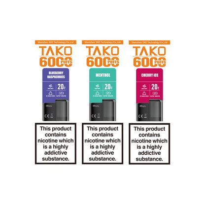 Sikary Tako SP6000 20mg Prefilled Pods 6000 Puffs