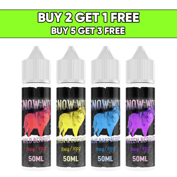 Snow Wolf 50ml Shortfill 0mg (70VG/30PG)
