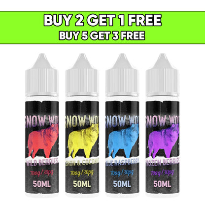 Snow Wolf 50ml Shortfill 0mg (70VG/30PG)
