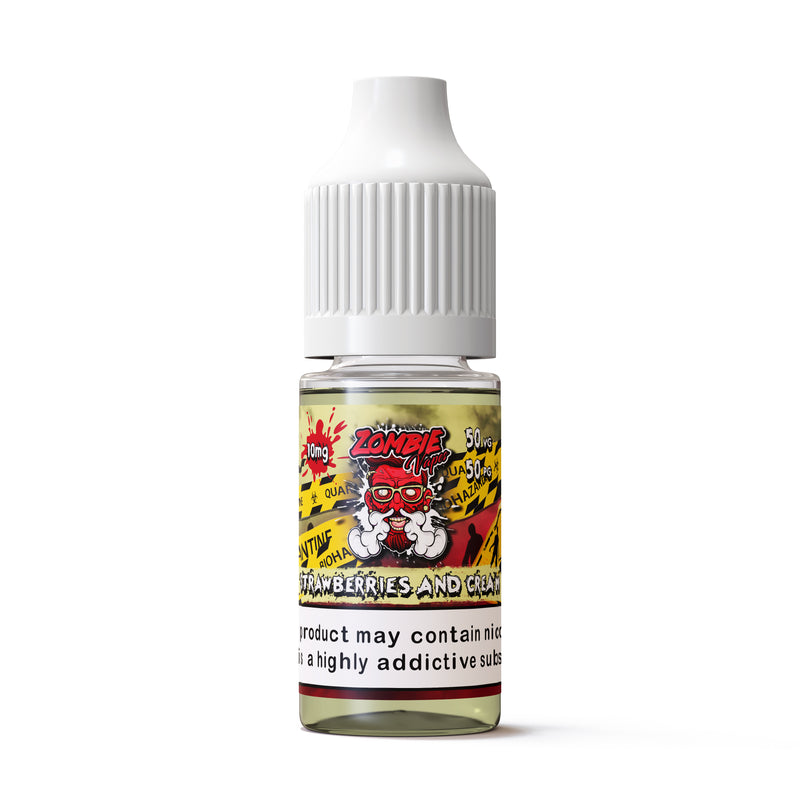 Strawberries and Cream 10ml 10mg Nic Salt E Liquid