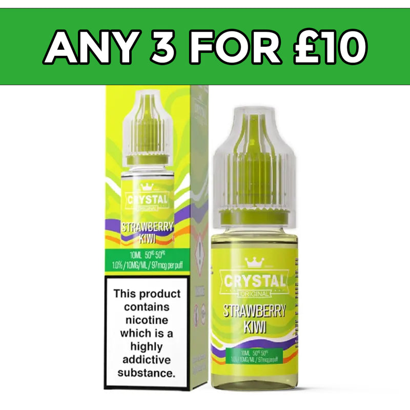 SKE Crystal Strawberry Kiwi Nic Salt E-Liquid