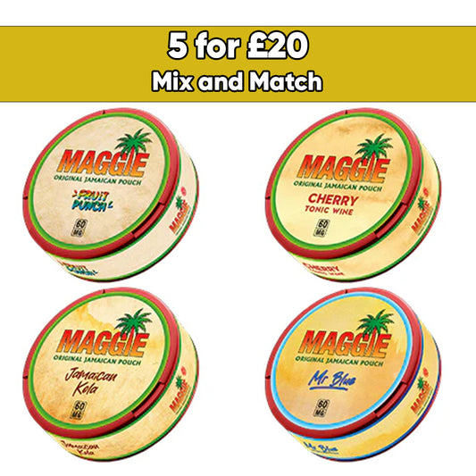 Maggie Extreme 60mg Nicotine Pouches - snus Pouches