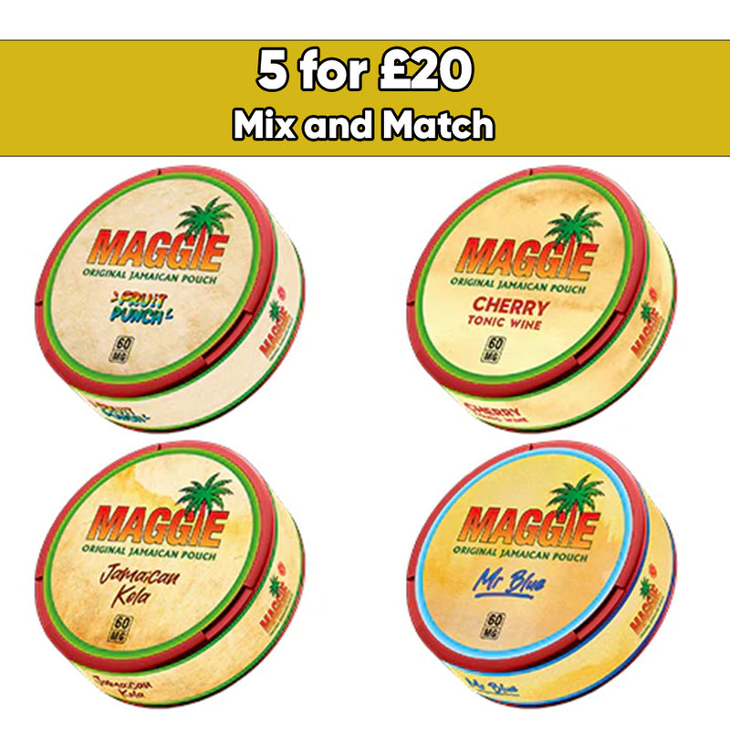 Maggie Extreme 60mg Nicotine Pouches - snus Pouches