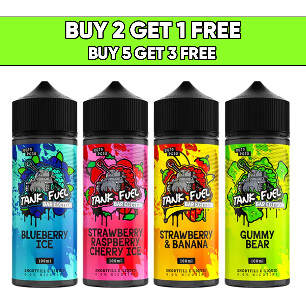 Tank Fuel Bar Edition 100ml Shortfill 0mg (70VG/30PG)