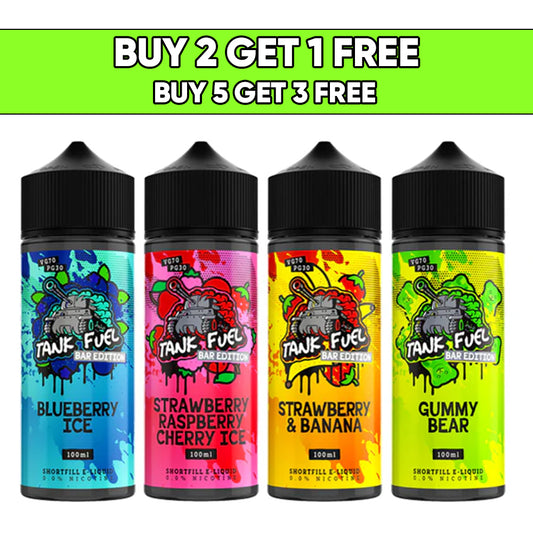 Tank Fuel Bar Edition 100ml Shortfill 0mg (70VG/30PG)