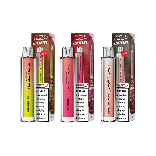 Tick Tock Mini 20mg Prefilled Pod Kit - 2000 Puffs