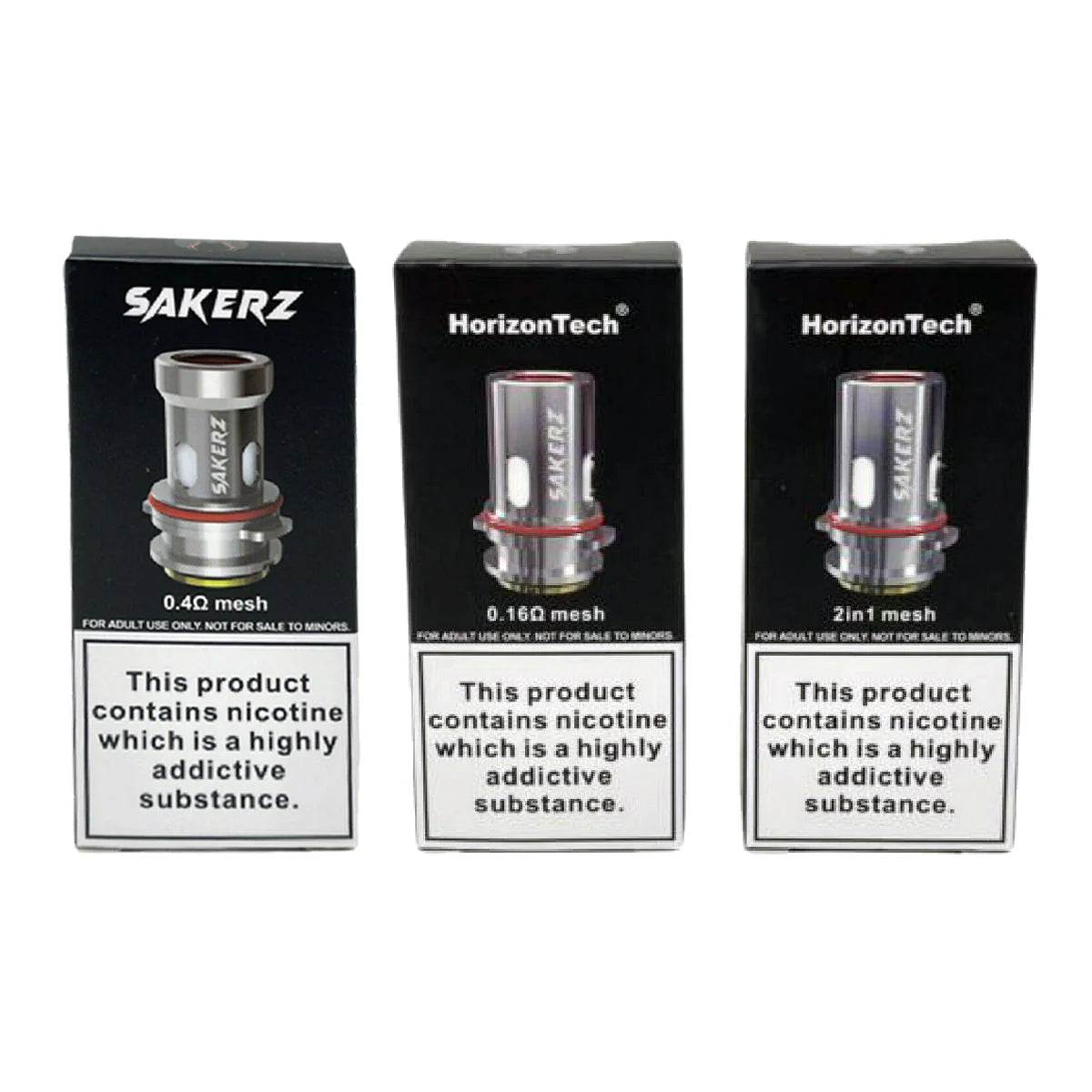 HorizonTech Sakerz Replacement Mesh Coils 0.4Ω