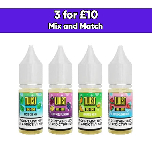 Twist Nic Salt 10ml (50VG/50PG)