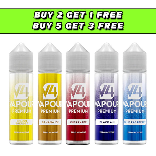 V4 Premium 50ml Shortfill 0mg